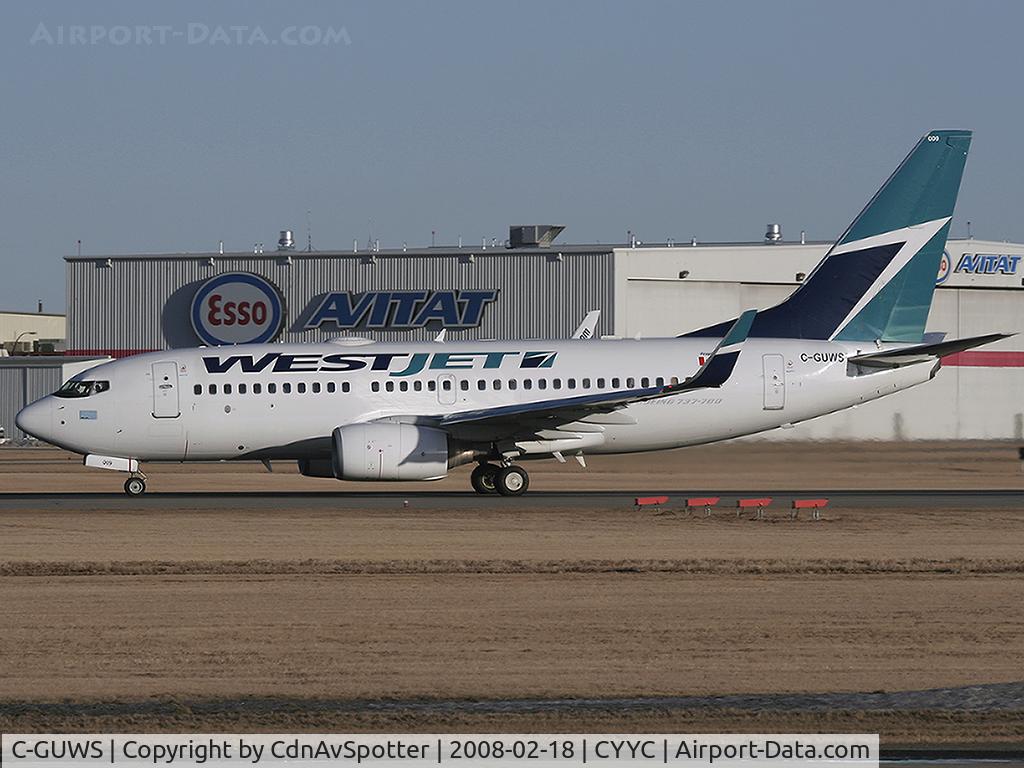C-GUWS, 2002 Boeing 737-76N C/N 33378, Cleared for take-off on Rwy 34