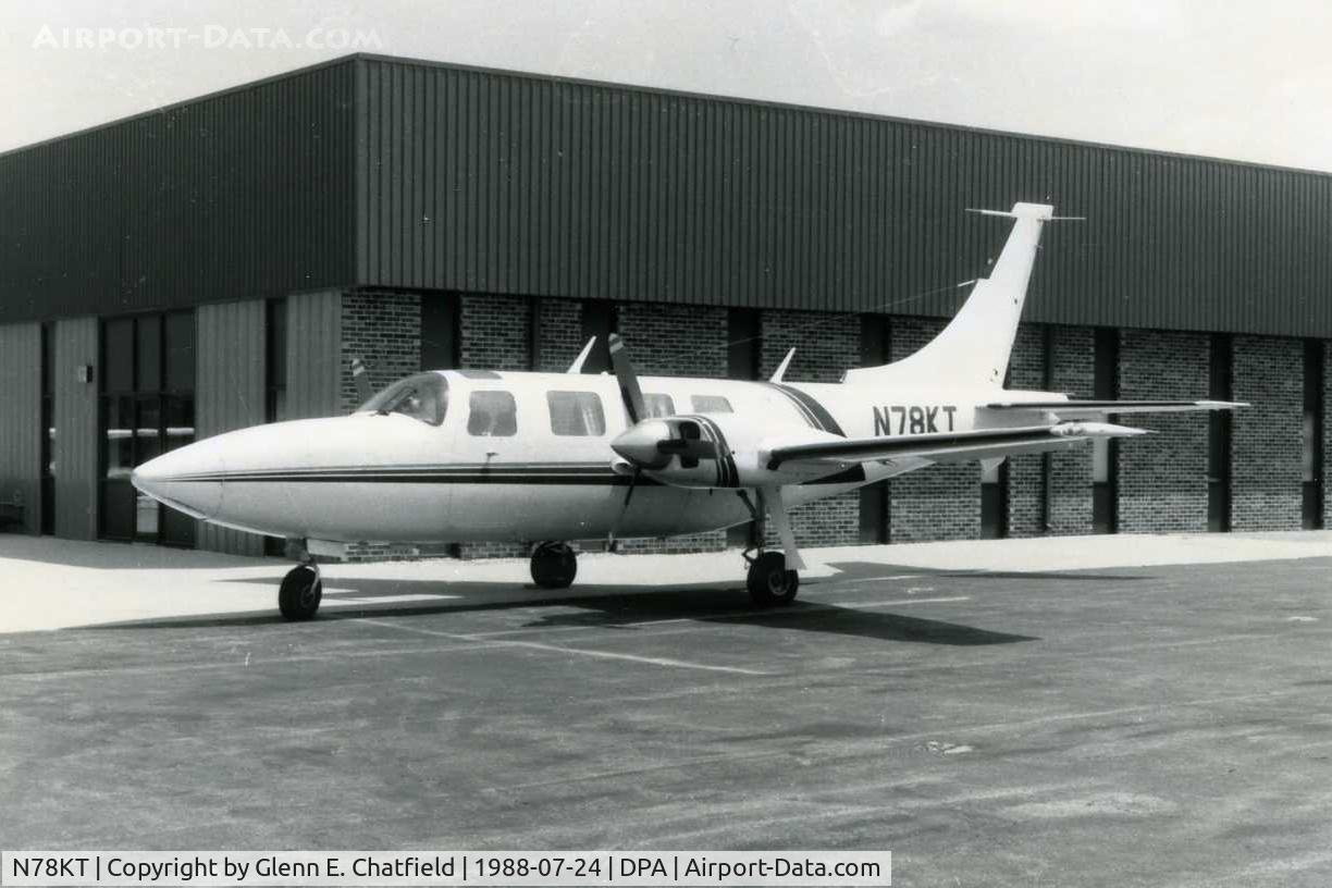 N78KT, 1975 Smith Aerostar 601P C/N 61P-0258-049, Photo taken for aircraft recognition training.