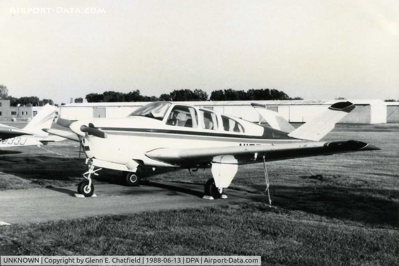 UNKNOWN, , Photo taken for aircraft recognition training.  Bonanza 35