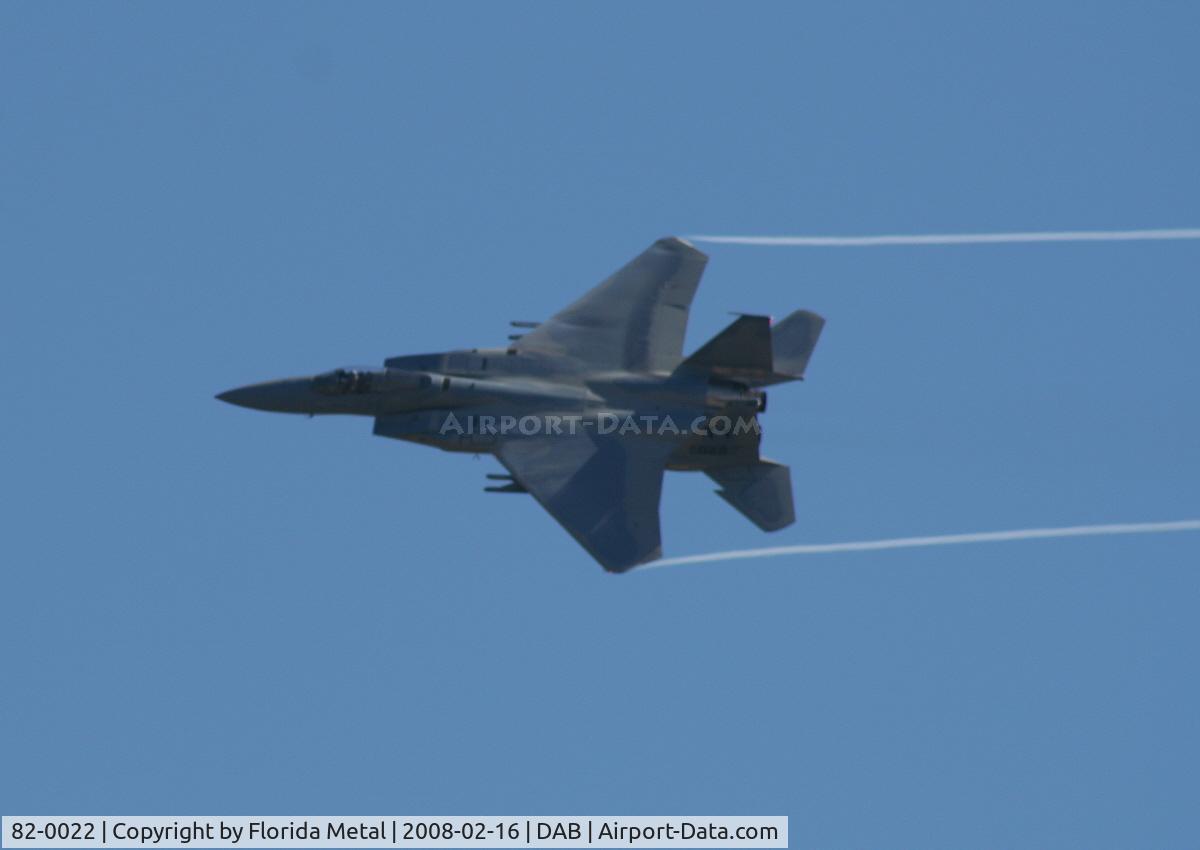 82-0022, 1982 McDonnell Douglas F-15C Eagle C/N 0836/C253, F-15 from Tyndall after flying over Busch race