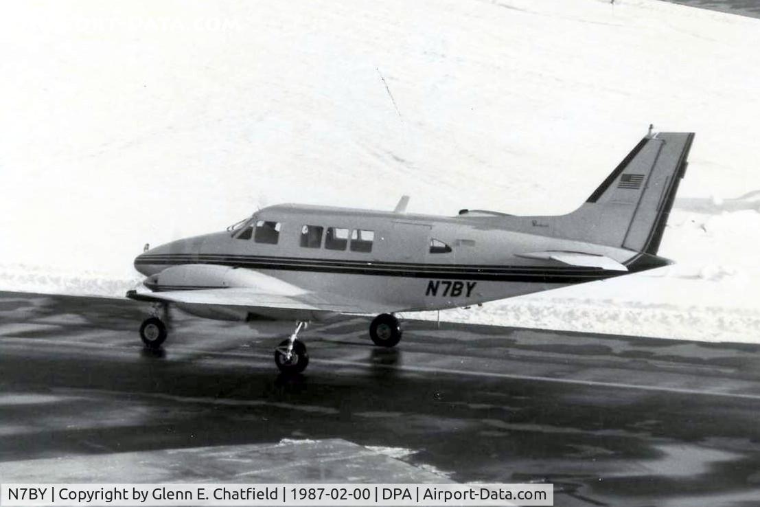 N7BY, 1968 Beech A65 Queen Air C/N LC-297, Photo taken for aircraft recognition training.  Ex-N7BY, Queen Air 65