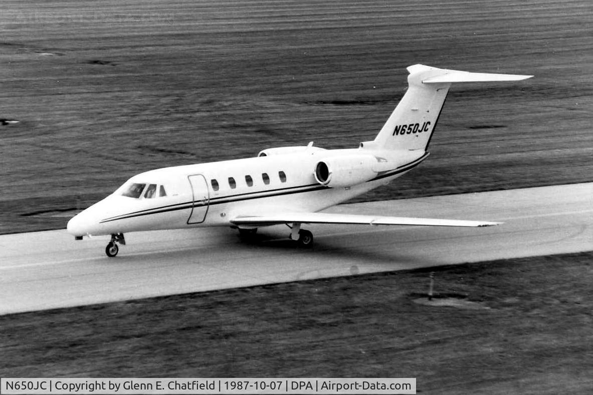 N650JC, Cessna 650 Citation III C/N Not found N650JC, Photo taken for aircraft recognition training.  Citation 650