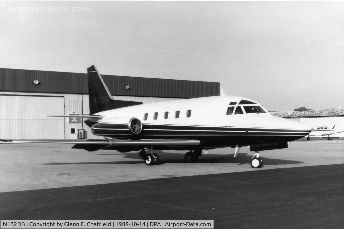 N132DB, 1976 North American Sabre 75-80A C/N 380-48, Photo taken for aircraft recognition training.  Ex-N132DB, Sabreliner