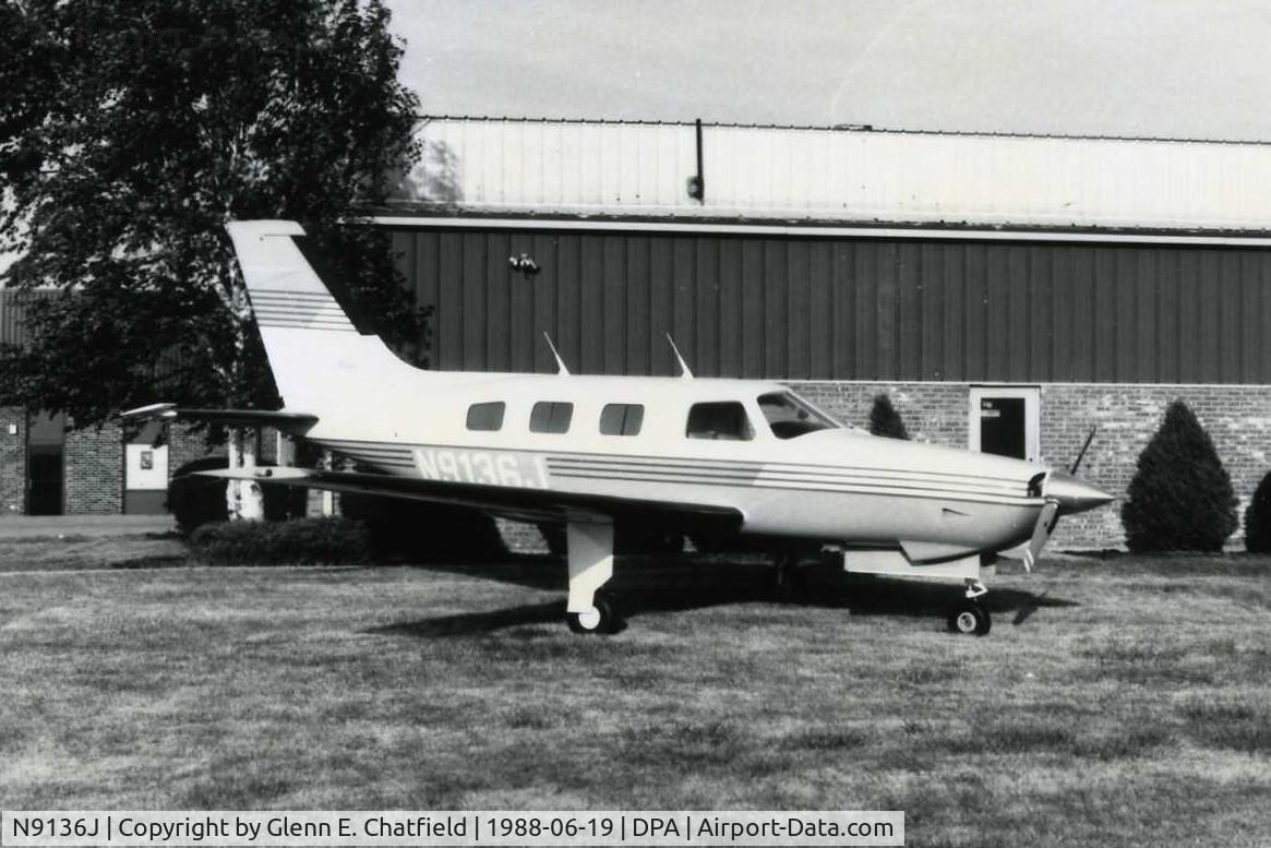 N9136J, 1998 Aerostar International Inc RX 8 C/N RX8-3280, Photo taken for aircraft recognition training.  Ex-N9136J, Piper Malibu