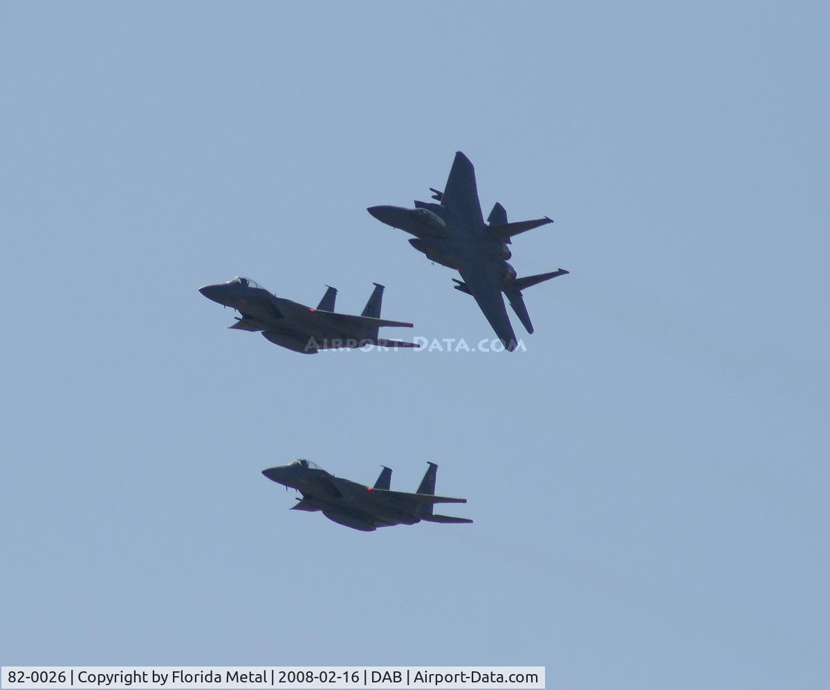 82-0026, 1982 McDonnell Douglas F-15C Eagle C/N 0841/C257, F-15s break to land