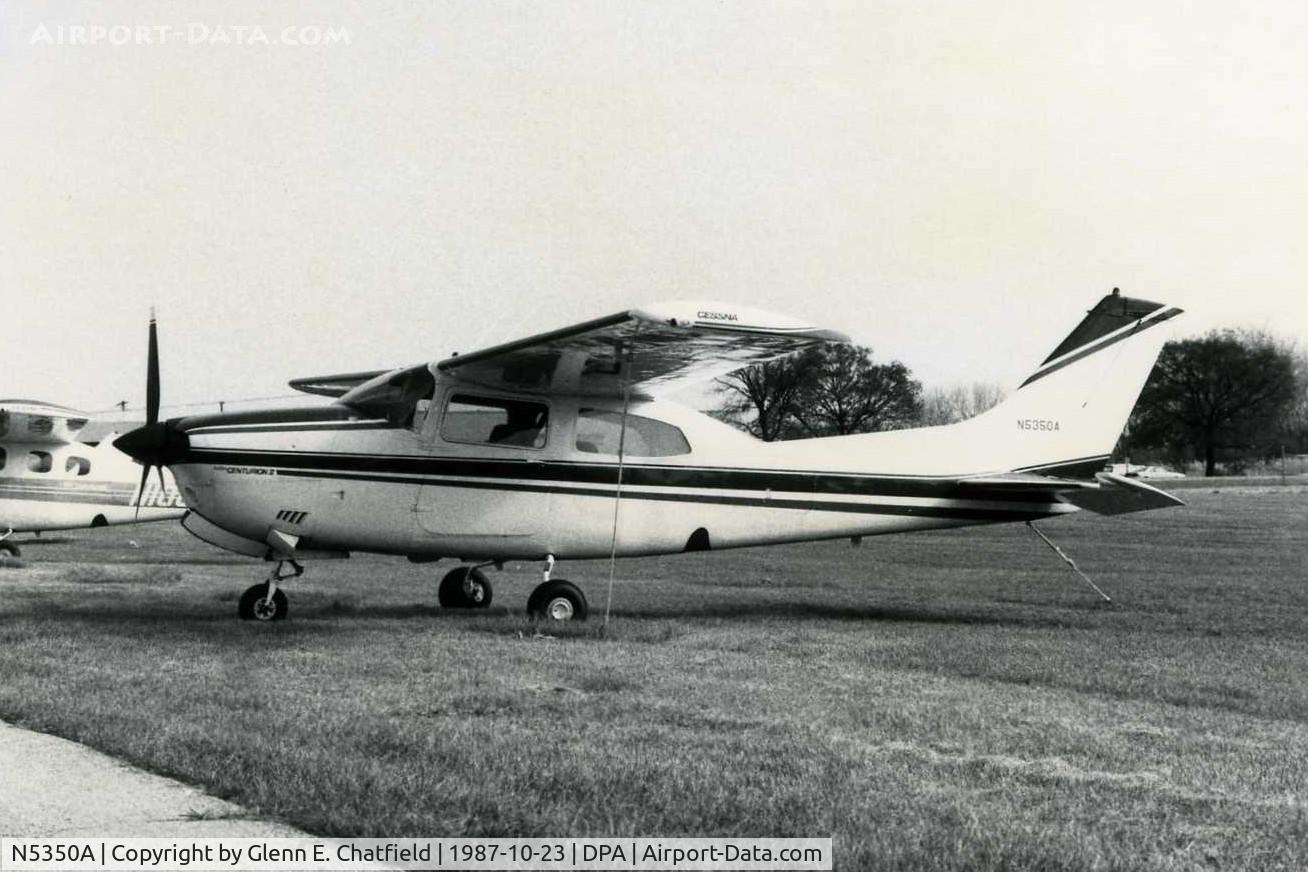 N5350A, 1979 Cessna T210N Turbo Centurion C/N 21063383, Photo taken for aircraft recognition training.