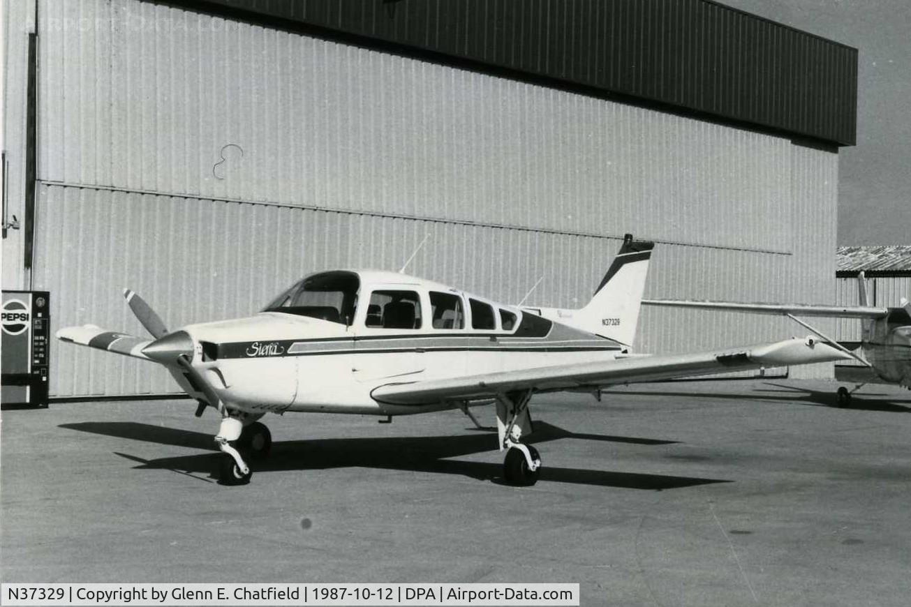N37329, Beech C24R C/N MC738, Photo taken for aircraft recognition training.