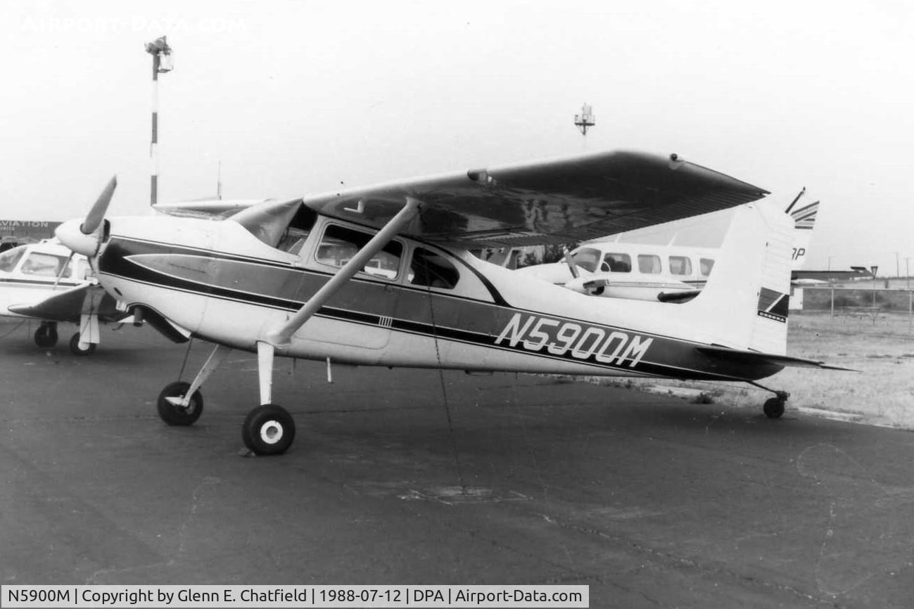 N5900M, 1956 Cessna 180 C/N 32330, Photo taken for aircraft recognition training.