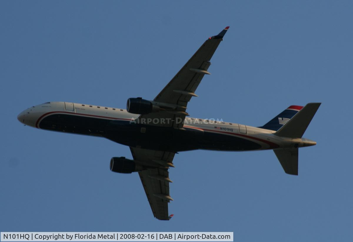 N101HQ, 2007 Embraer 175LR (ERJ-170-200LR) C/N 17000156, US Airways EMB-175