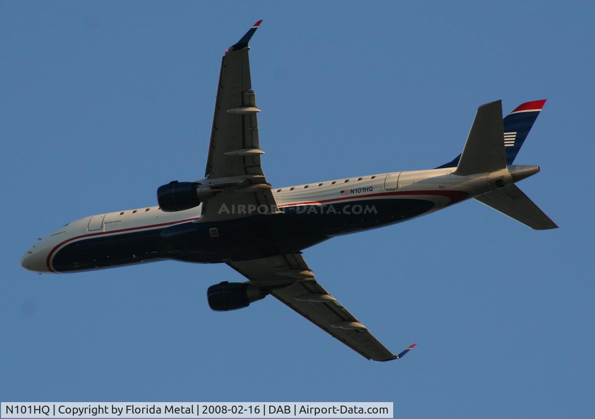 N101HQ, 2007 Embraer 175LR (ERJ-170-200LR) C/N 17000156, US Airways EMB-175