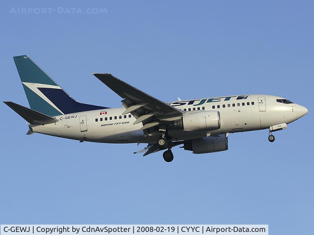 C-GEWJ, 2006 Boeing 737-6CT C/N 35571, On final for Rwy 16