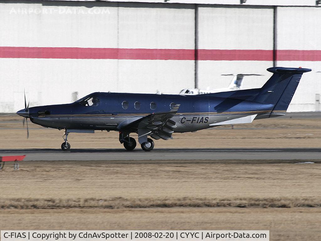 C-FIAS, 2000 Pilatus PC-12/45 C/N 361, Landing on Rwy 34