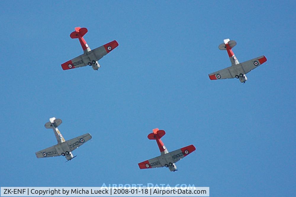 ZK-ENF, North American AT-6D Harvard III C/N 88-14889 (41-33917), Auckland Day celebrations
