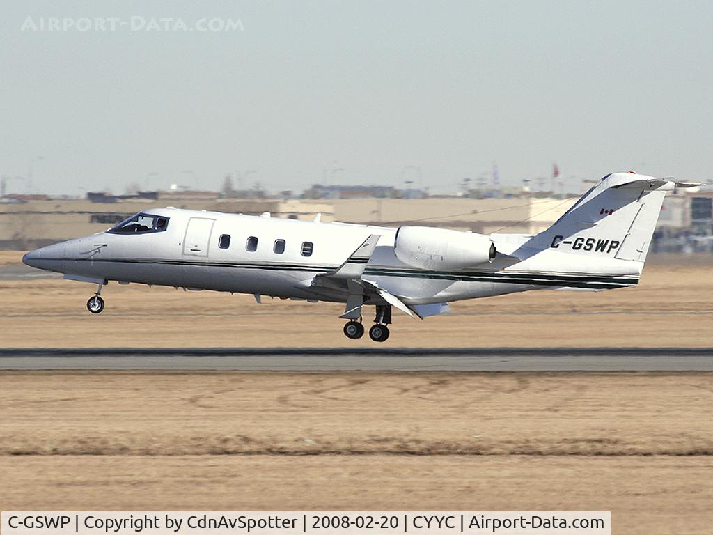 C-GSWP, 1982 Gates Learjet 55 C/N 55-019, Landing on Rwy 34