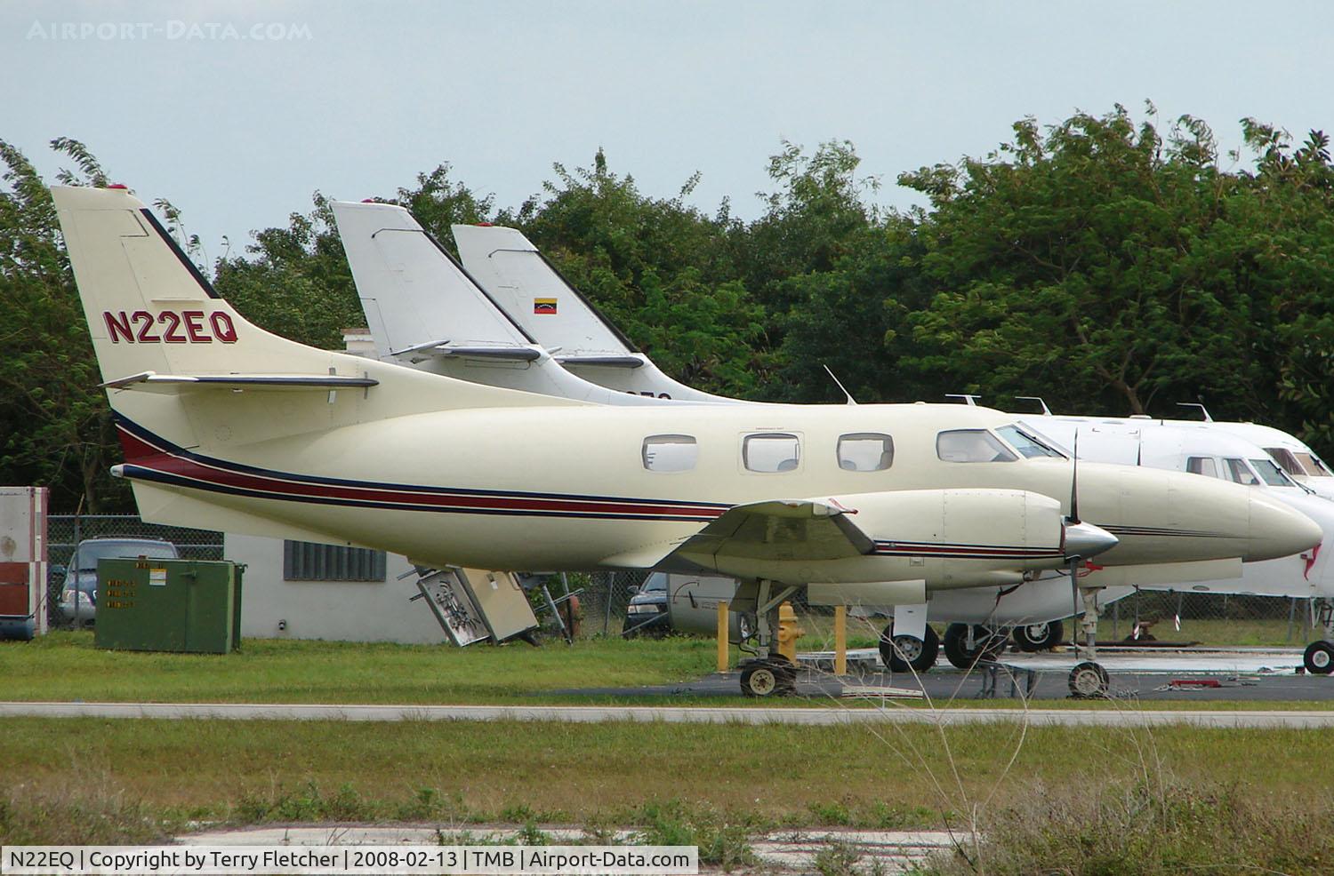 N22EQ, 1972 Swearingen SA-226T C/N T-221, Photographed at Tamiami in Feb 2008