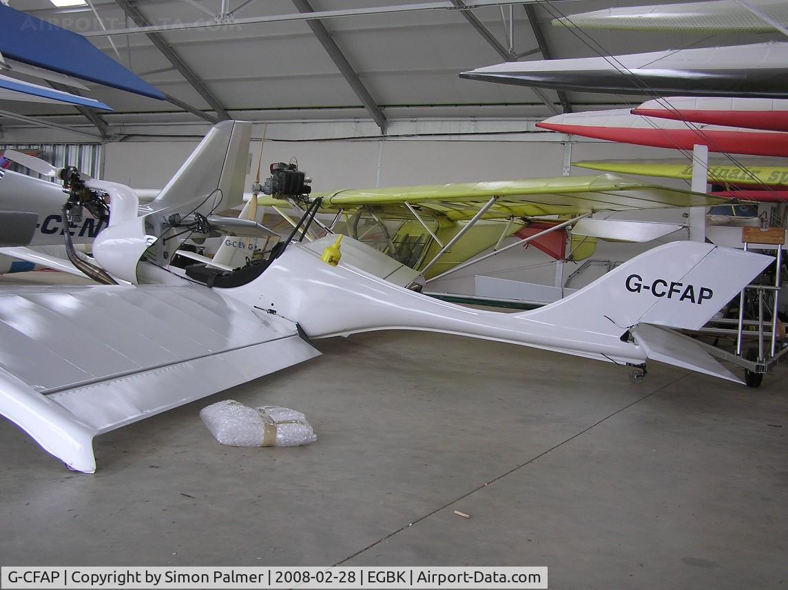 G-CFAP, 2008 Interplane ZJ-Viera C/N A5/08M, DJ-Vierra in FlyLight's hangar at Sywell