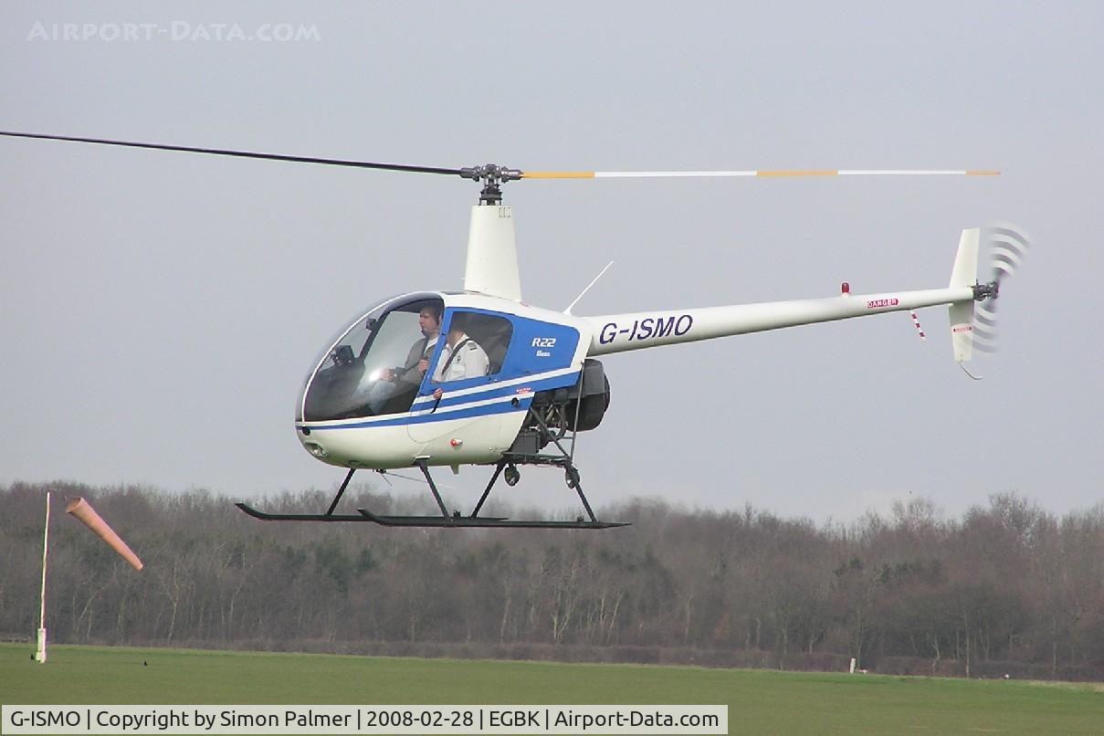 G-ISMO, 1988 Robinson R22 Beta C/N 0870, R22 hovering at Sywell
