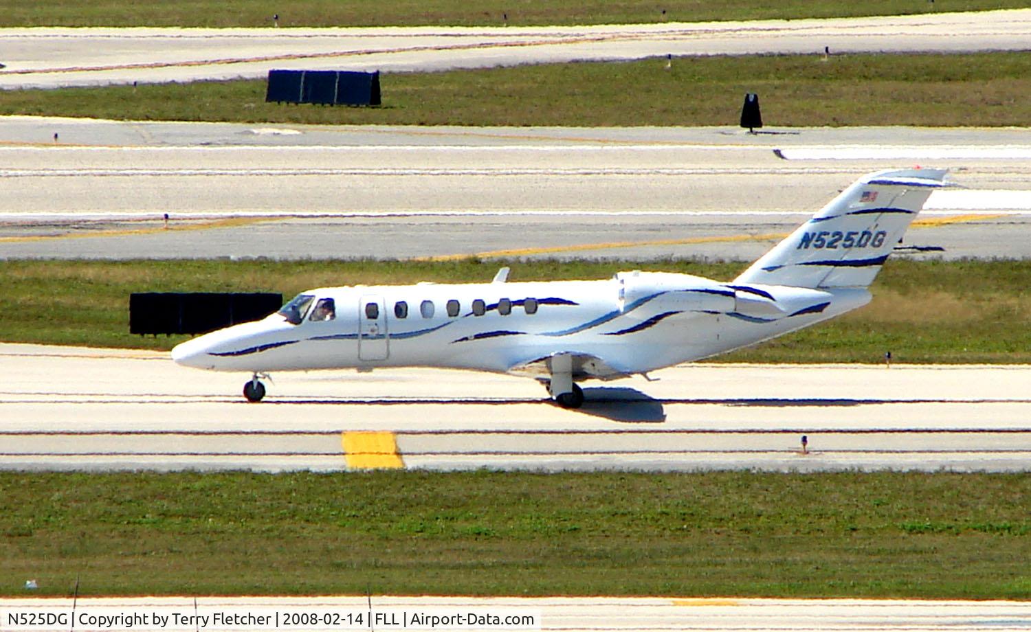 N525DG, 2005 Cessna 525B CitationJet CJ3 C/N 525B0039, Cessna 525B arrives at FLL during Miami Boat Show week
