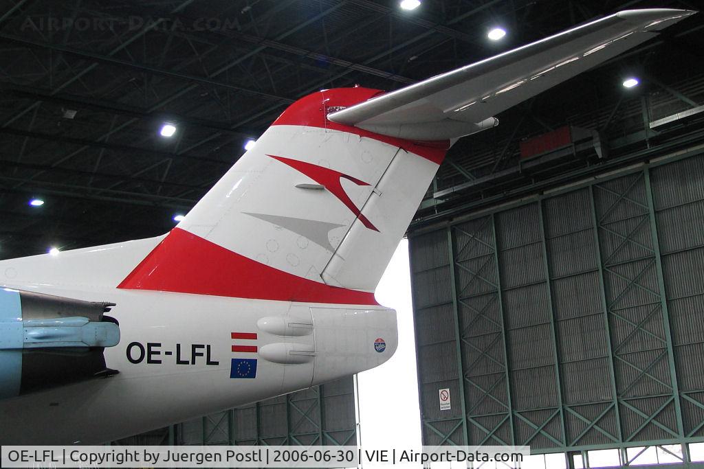 OE-LFL, 1995 Fokker 70 (F-28-0070) C/N 11573, special/hangar photos: Fokker 70