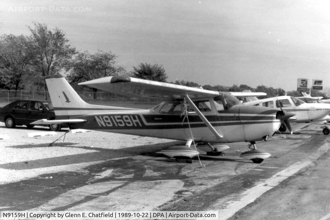 N9159H, 1975 Cessna 172M C/N 17265983, Photo taken for aircraft recognition training.