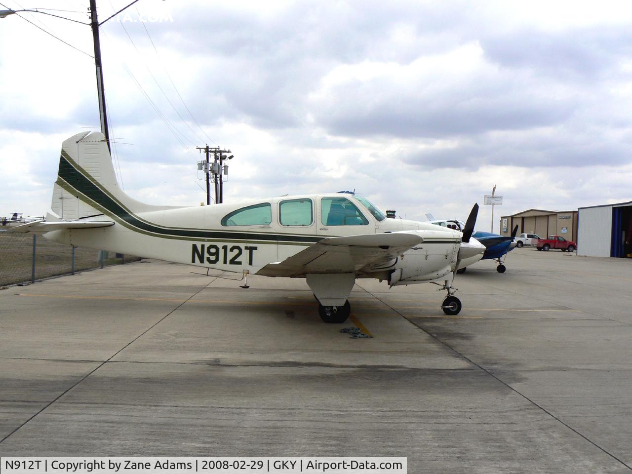 N912T, 1960 Beech B95 Travel Air C/N TD-364, At Arlington Municipal