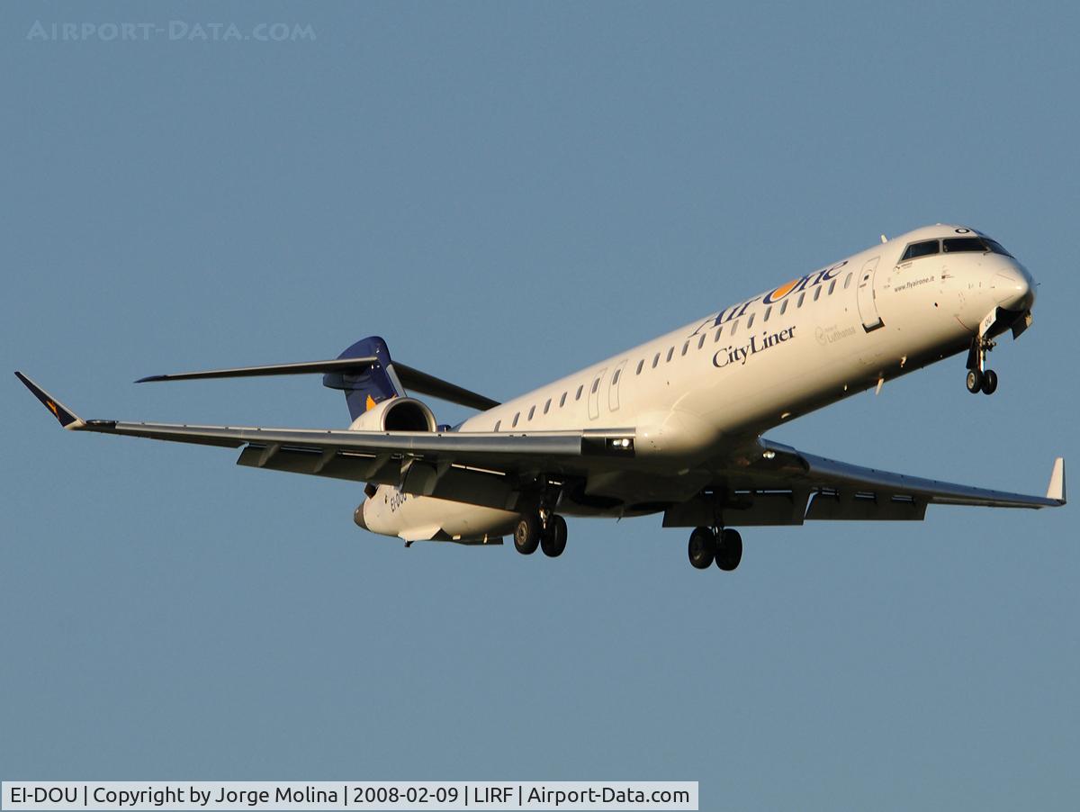 EI-DOU, 2006 Bombardier CRJ-900 (CL-600-2D24) C/N 15068, Clear to land RWY 16L.