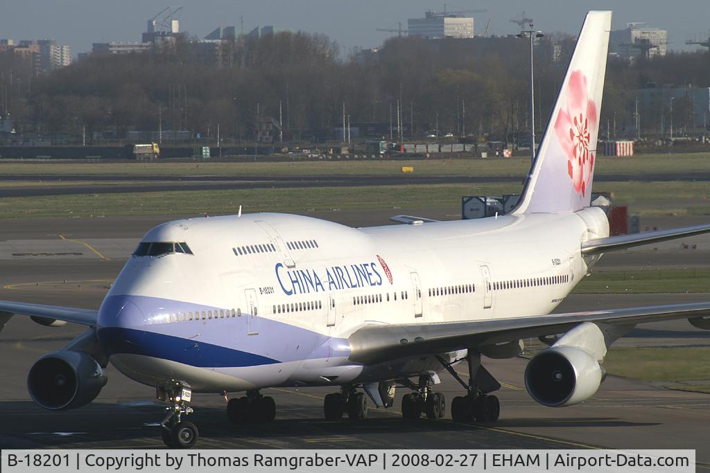 B-18201, 1997 Boeing 747-409 C/N 28709, China Airlines Boeing 747-400