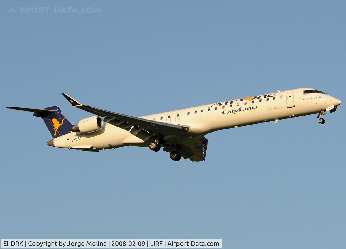 EI-DRK, 2006 Bombardier CRJ-900 (CL-600-2D24) C/N 15075, Clear to land RWY 16L.