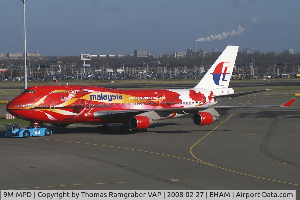 9M-MPD, 1993 Boeing 747-4H6 C/N 25701, Malaysia Airlines Boeing 747-400