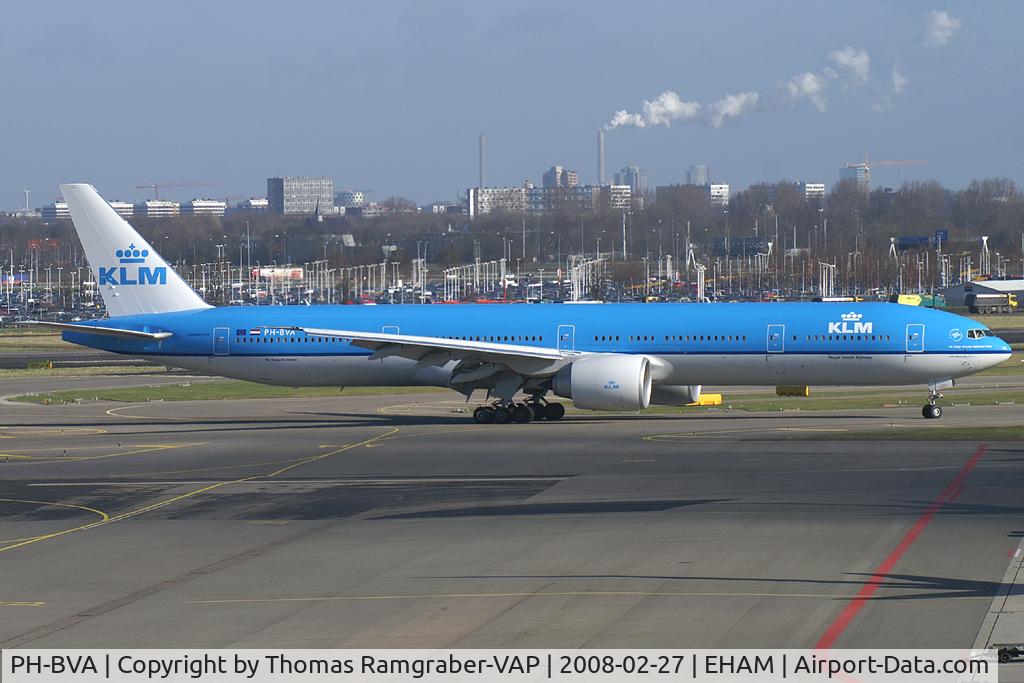 PH-BVA, 2008 Boeing 777-306/ER C/N 35671, KLM - Royal Dutch Airlines Boeing 777-300