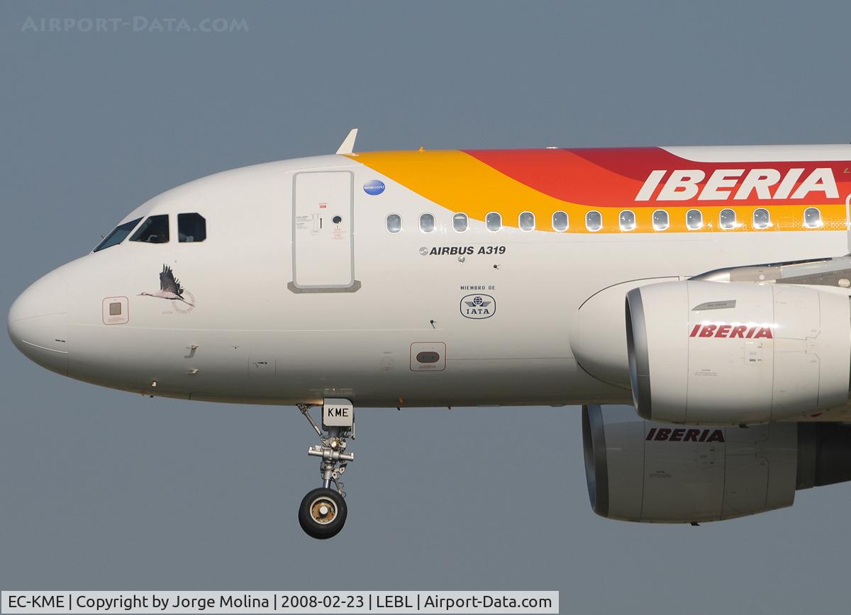 EC-KME, 2008 Airbus A319-111 C/N 3377, 