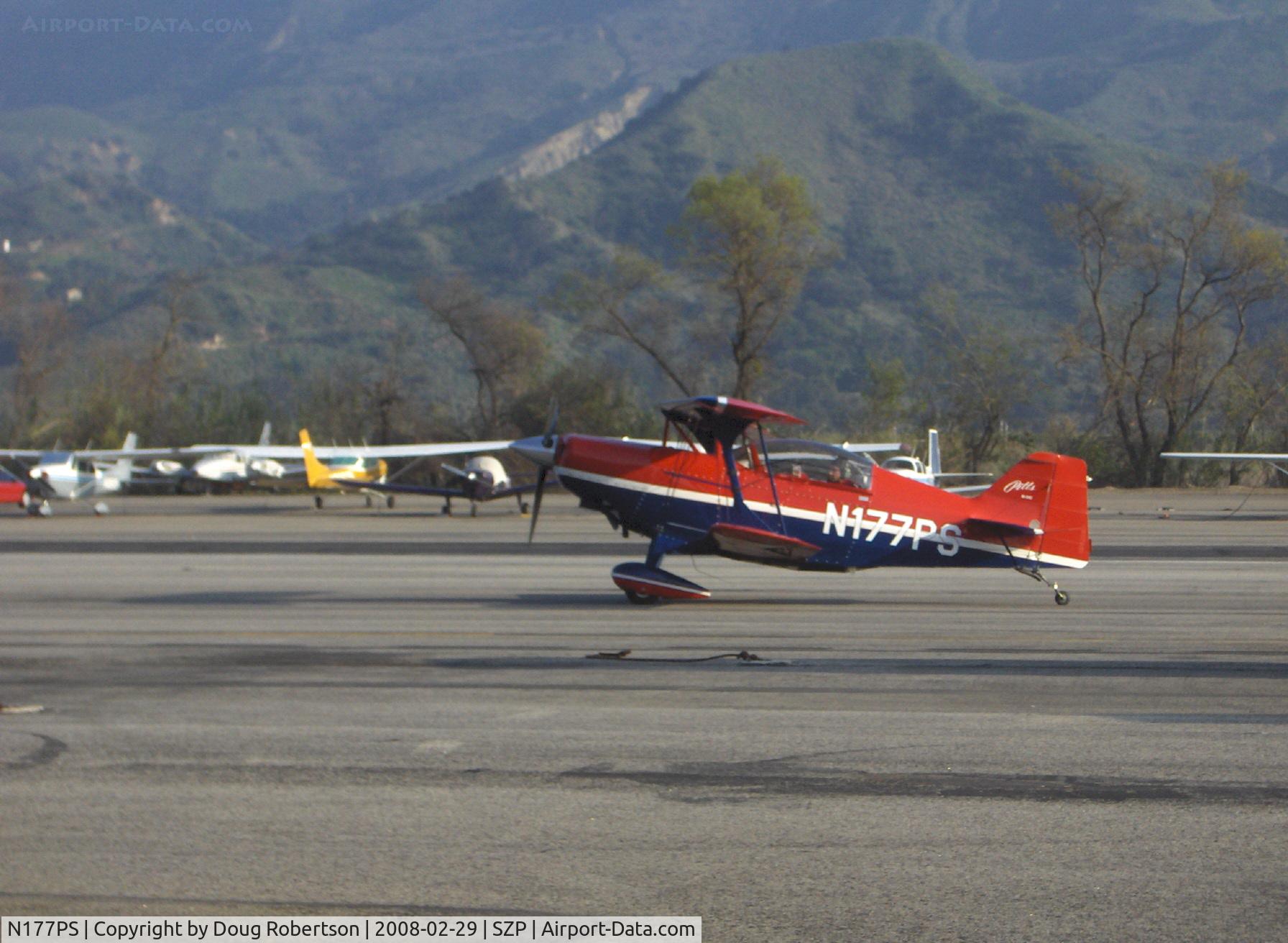 N177PS, 2000 Aviat Pitts S-2C Special C/N 6038, 2000 Aviat PITTS S-2C. Lycoming AEIO-540, taxi