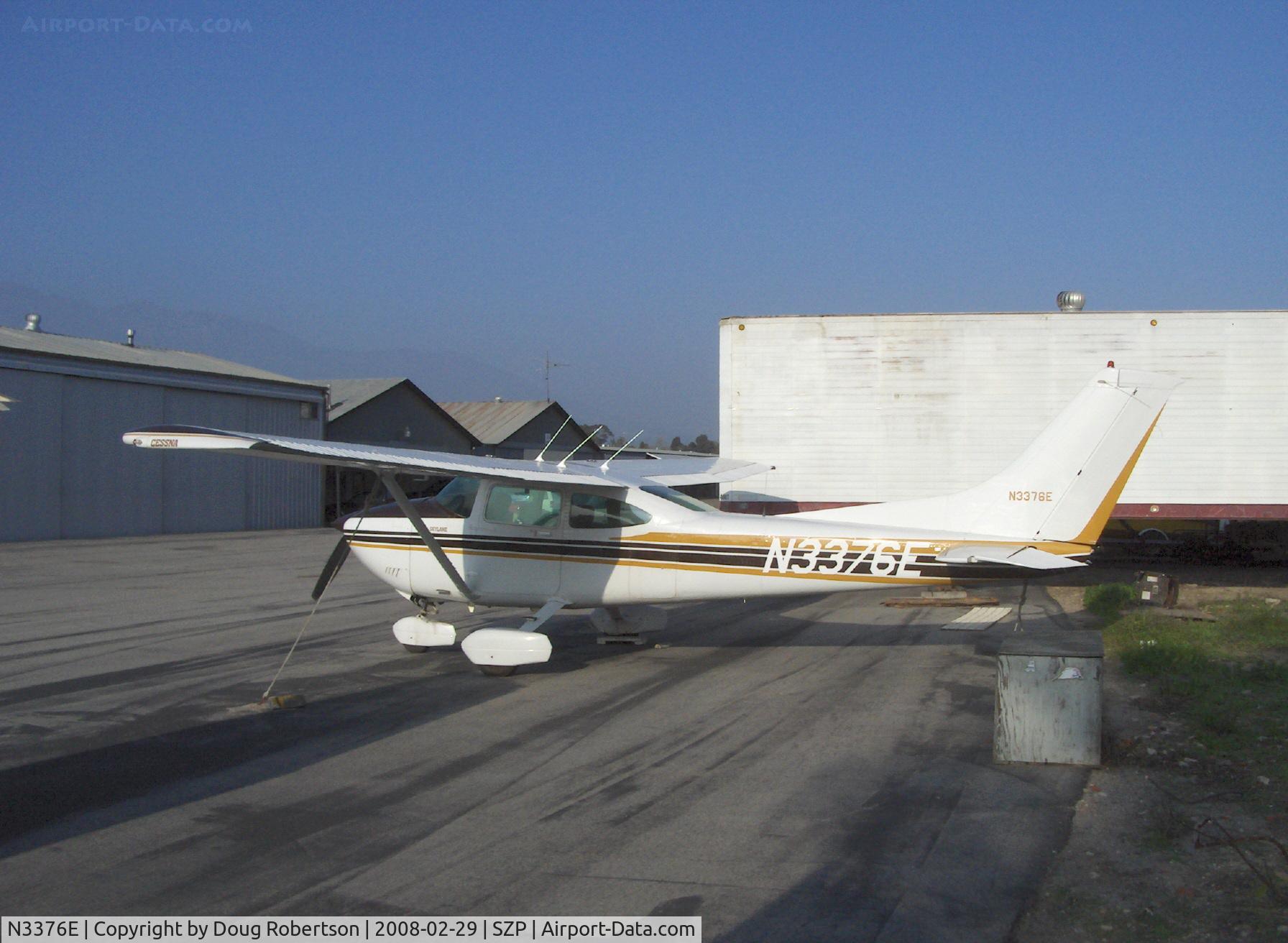 N3376E, 1982 Cessna 182R Skylane C/N 18268243, 1982 Cessna 182R SKYLANE, Continental O-470-U 230 Hp