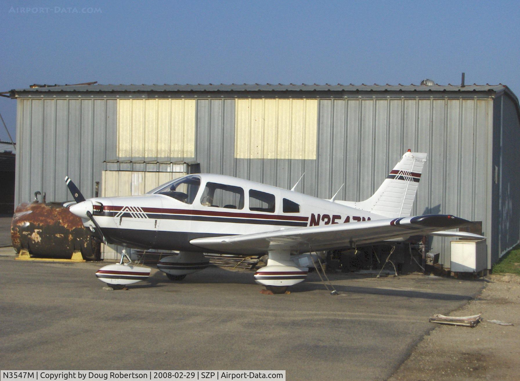 N3547M, 1978 Piper PA-28-161 Warrior II C/N 28-7816354, 1978 Piper PA-28-161 WARRIOR II, Lycoming O-320-D3G 160 Hp
