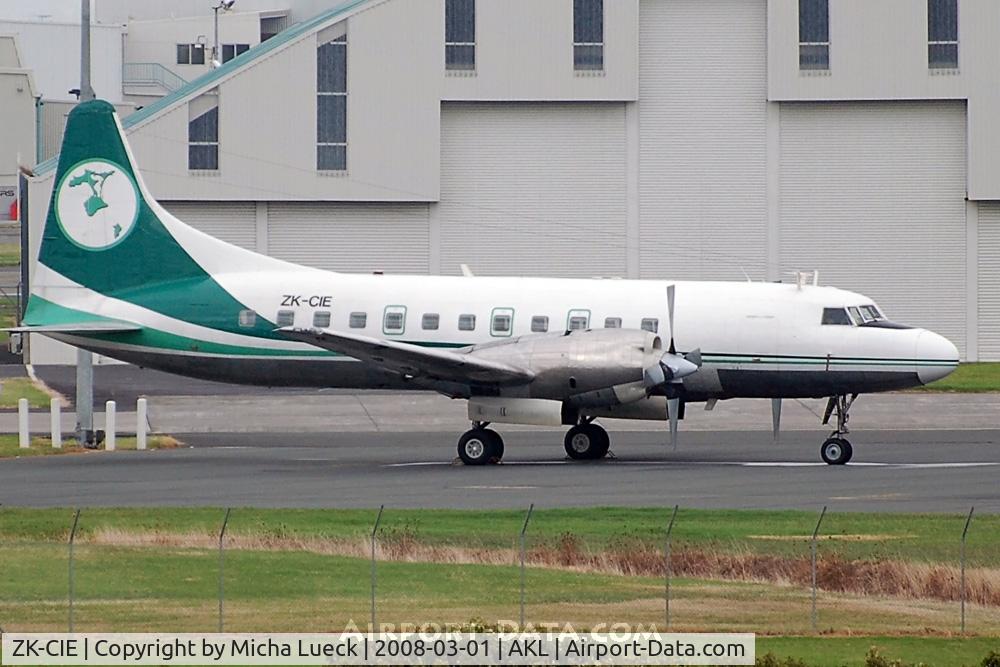 ZK-CIE, 1957 Convair CV-580 C/N 399, At Auckland