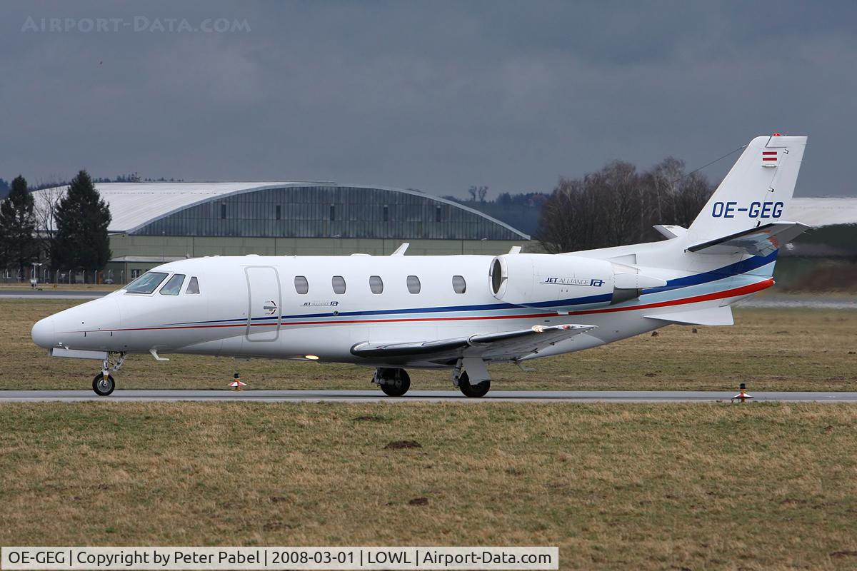 OE-GEG, 2004 Cessna 560XLS Citation Excel C/N 560-5529, Jet Alliance