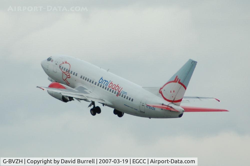 G-BVZH, 1991 Boeing 737-5Q8 C/N 25166, BMI baby - Taking Off