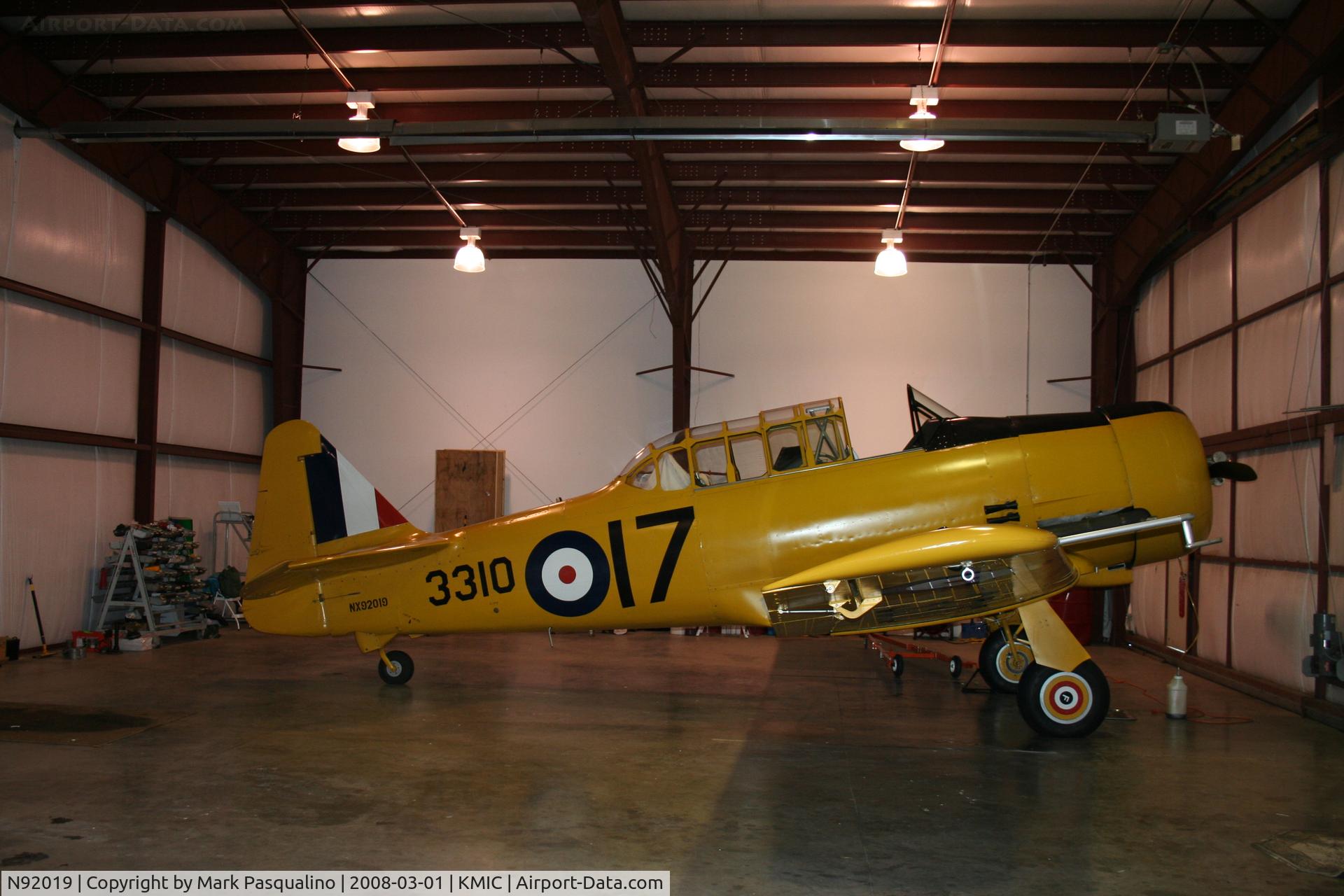N92019, 1941 Canadian Car & Foundry T-6 Harvard Mk.II C/N 07-184, Harvard MK II