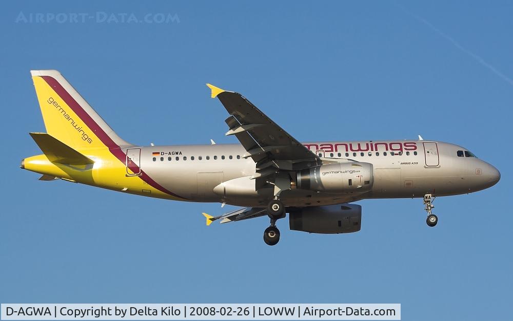 D-AGWA, 2006 Airbus A319-132 C/N 2813, GERMANWINGS  A319-132