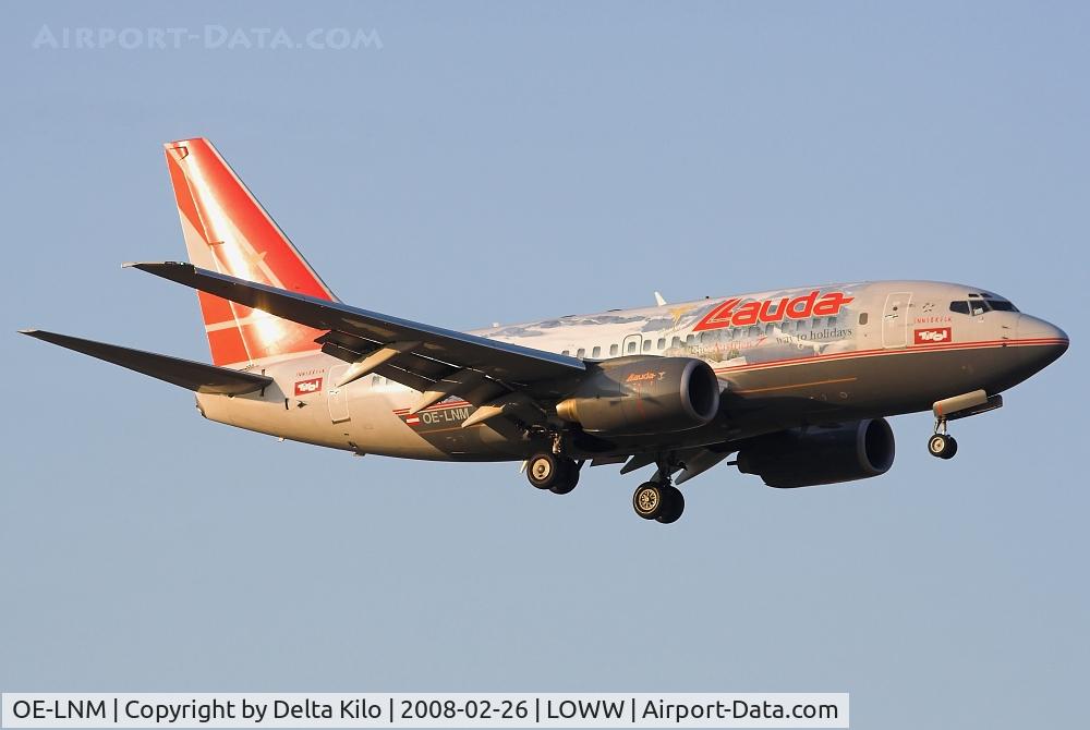 OE-LNM, 2000 Boeing 737-6Z9 C/N 30138, Austrian B 737 in color  Lauda