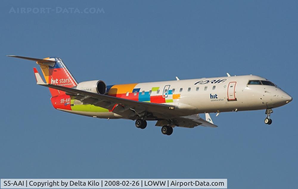 S5-AAI, 1998 Canadair CRJ-200LR (CL-600-2B19) C/N 7248, Adria CRJ 200 LR