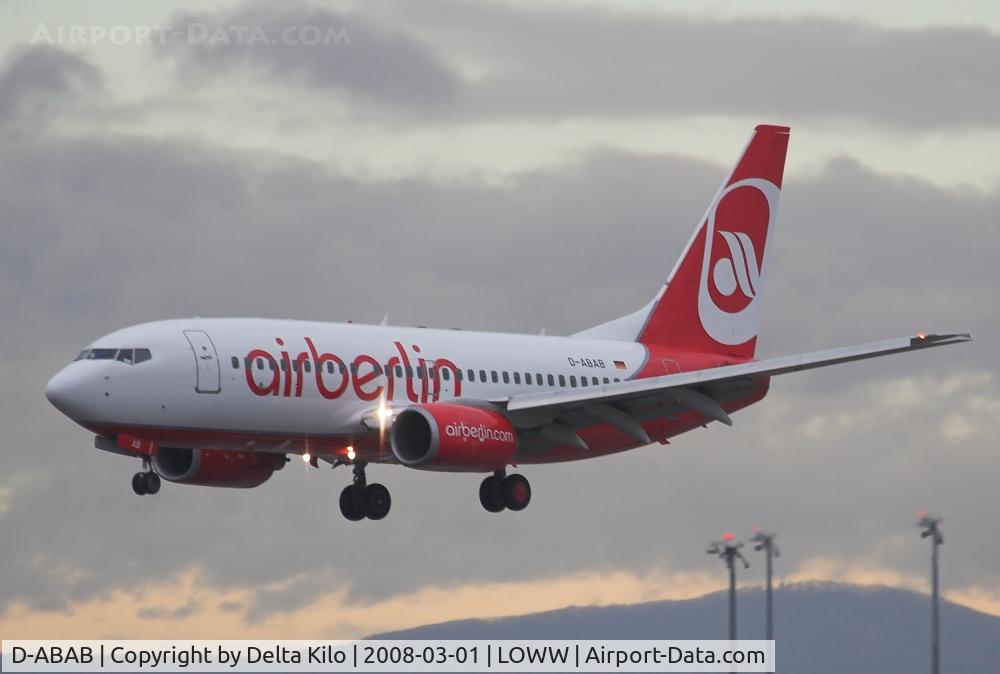 D-ABAB, 2001 Boeing 737-76Q C/N 30277, AIR BERLIN  in new livery