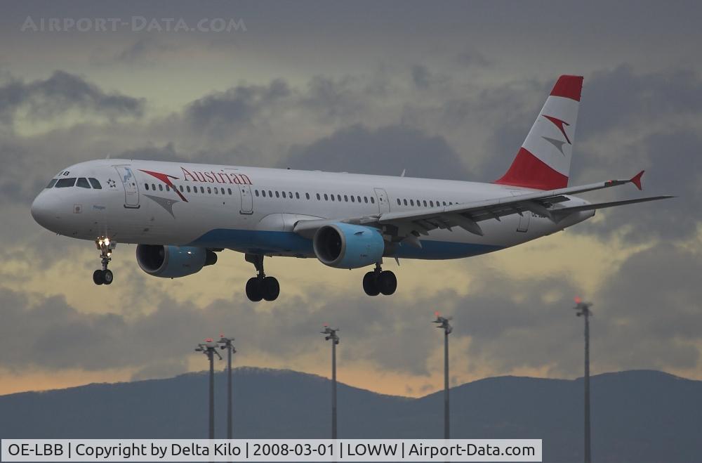 OE-LBB, 1995 Airbus A321-111 C/N 570, AUSTRIAN