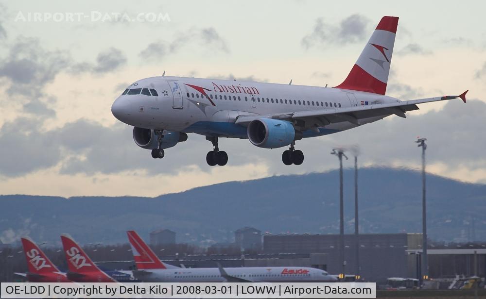 OE-LDD, 2005 Airbus A319-112 C/N 2416, AUSTRIAN
