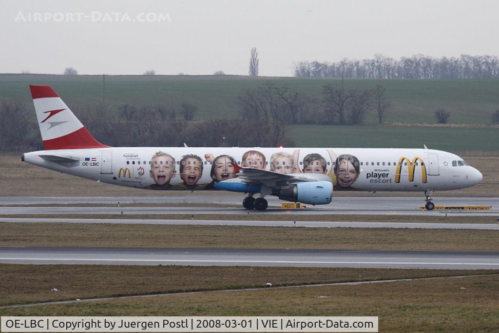 OE-LBC, 1996 Airbus A321-111 C/N 581, Airbus Industries A321-111