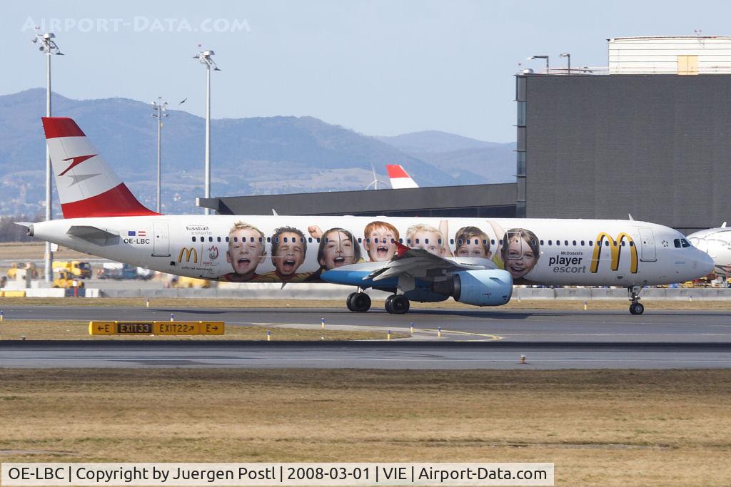 OE-LBC, 1996 Airbus A321-111 C/N 581, Airbus Industries A321-111