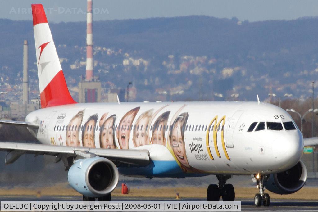 OE-LBC, 1996 Airbus A321-111 C/N 581, Airbus Industries A321-111