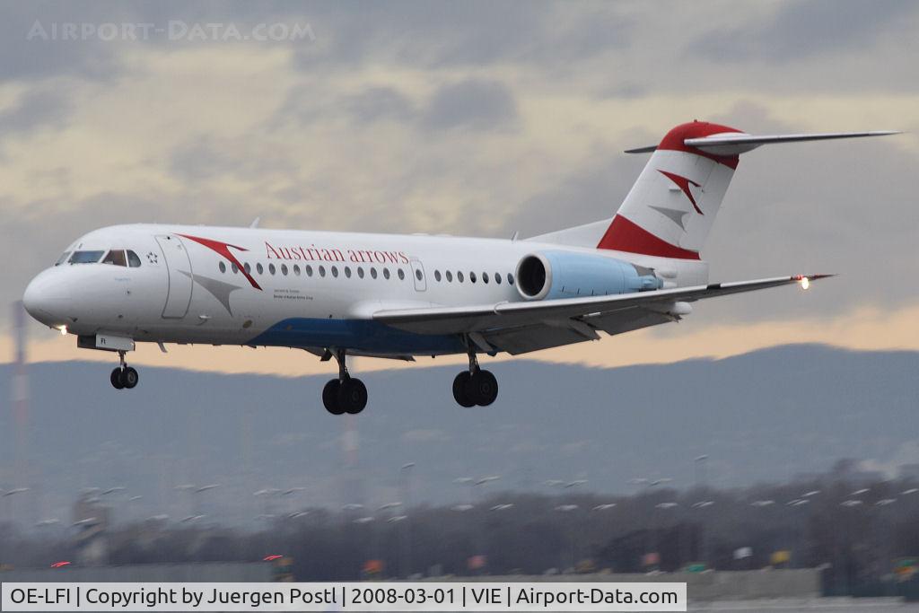 OE-LFI, 1995 Fokker 70 (F-28-0070) C/N 11529, Fokker70