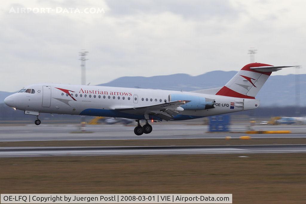 OE-LFQ, 1996 Fokker 70 (F-28-0070) C/N 11568, Fokker70
