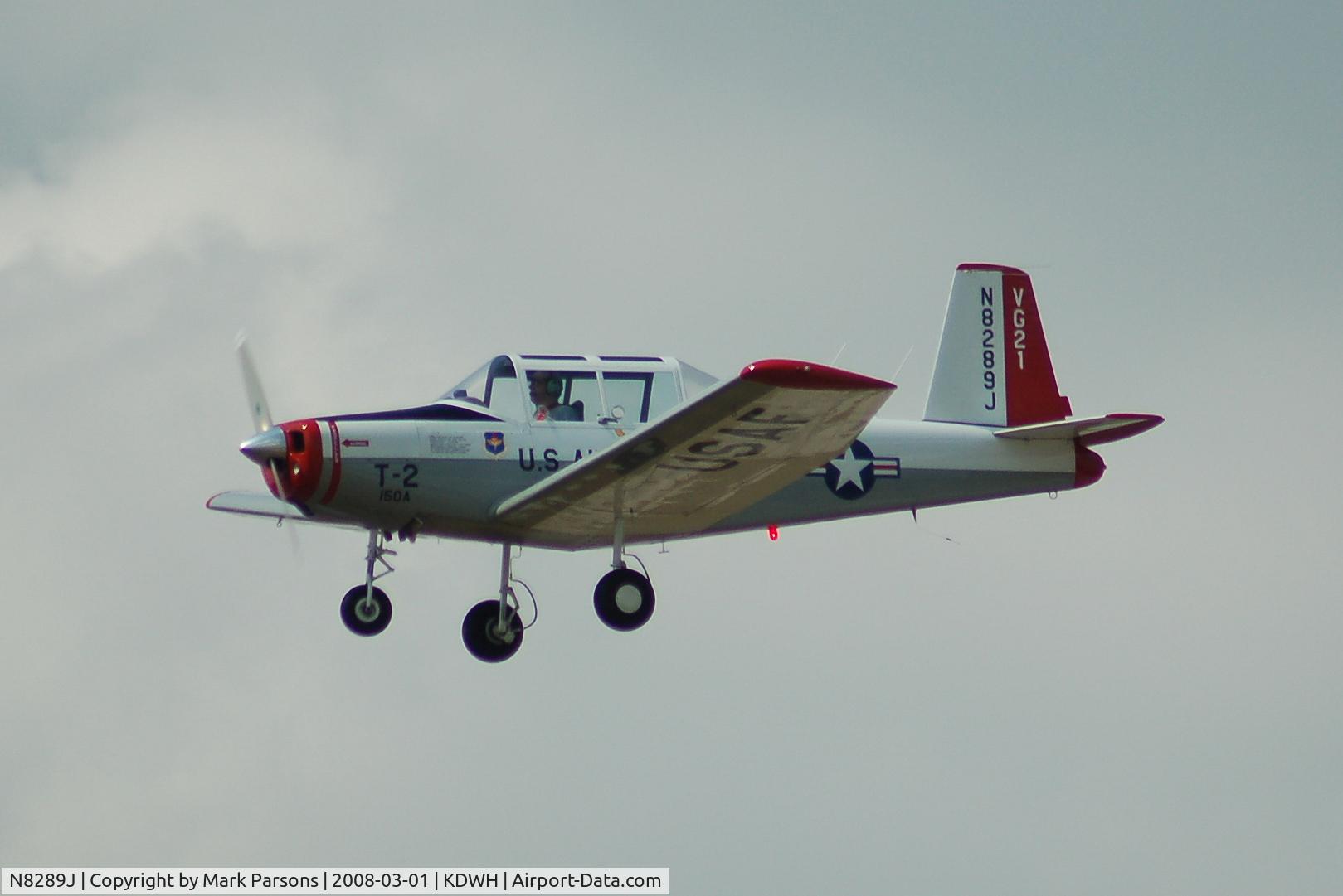 N8289J, 1979 Varga 2150A Kachina C/N VAC-135-79, A low approach to 17L at Hooks